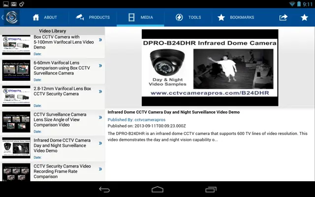 CCTV Camera Pros android App screenshot 3